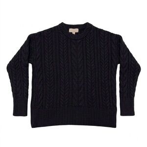 Philosophy Black Crewneck Sweater